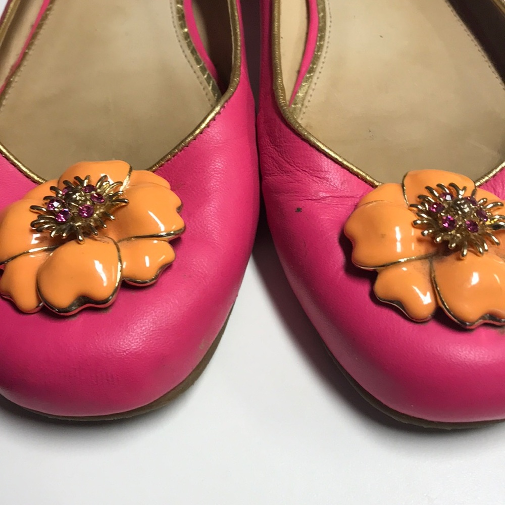 Lilly Pulitzer pink flat shoes size 9